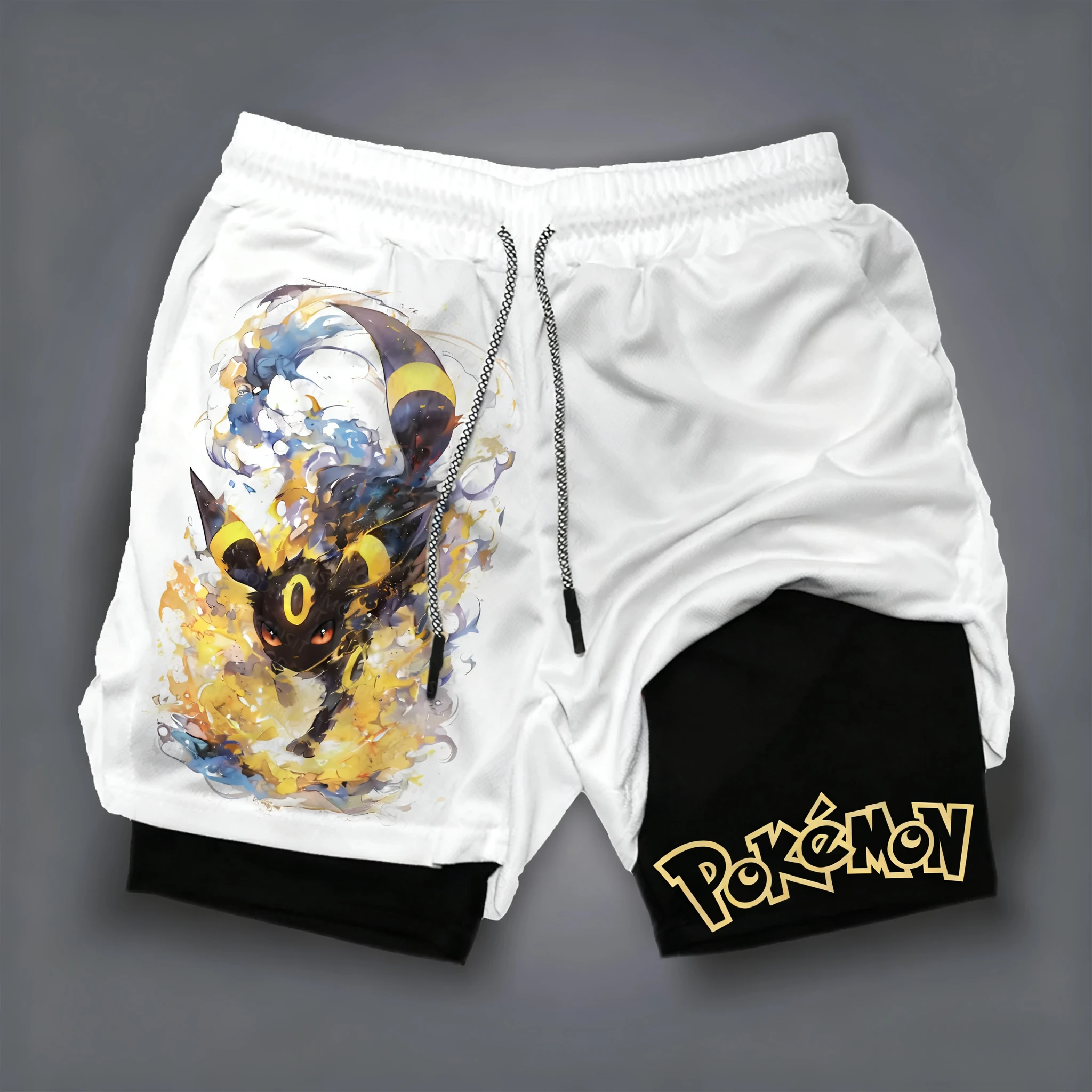 Outdoor Sport Hat - Shorts de sport 2-en-1 Pokémon Anime