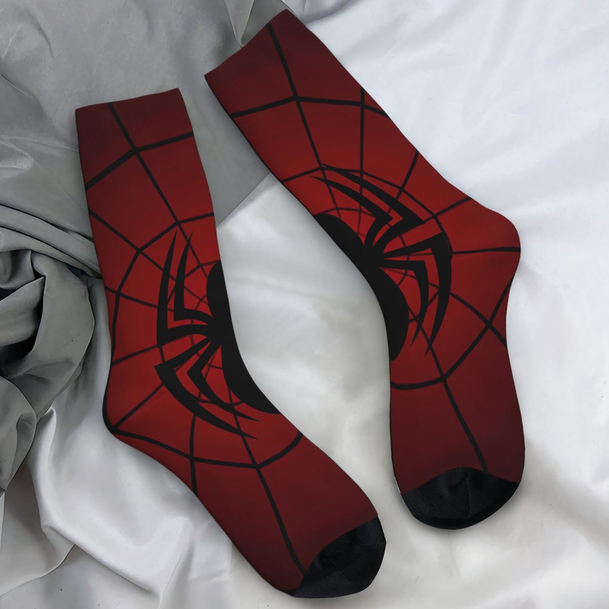 Outdoor Sport Hose - Chaussettes araignée rouge, bas tendance de