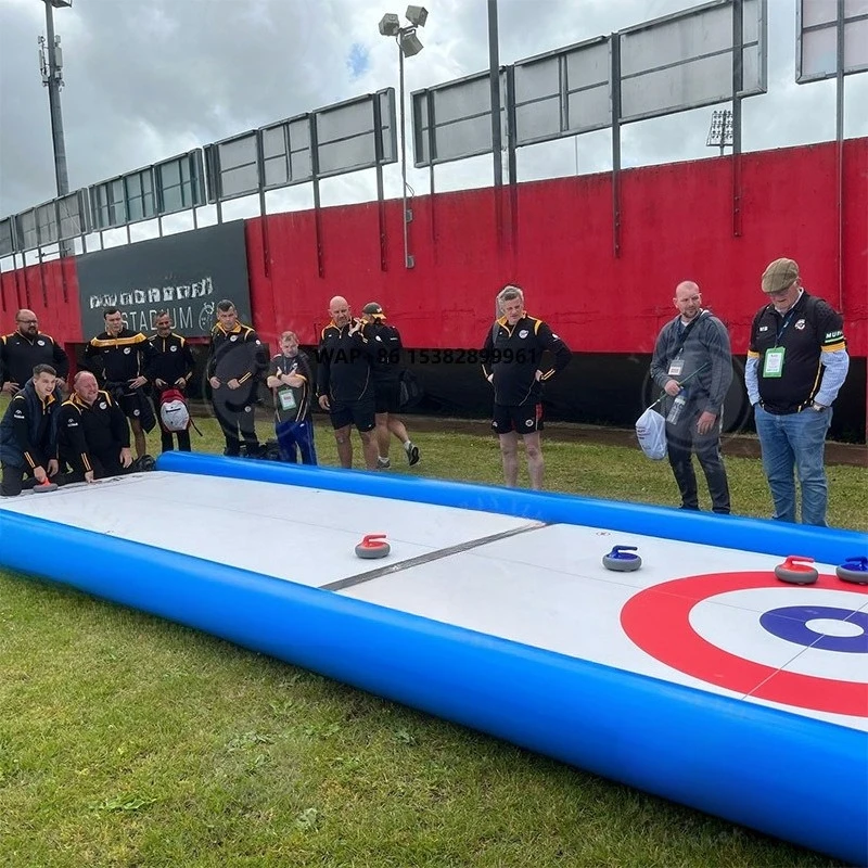 Outdoor Sport Is - Ensemble de curling gonflable portable pour