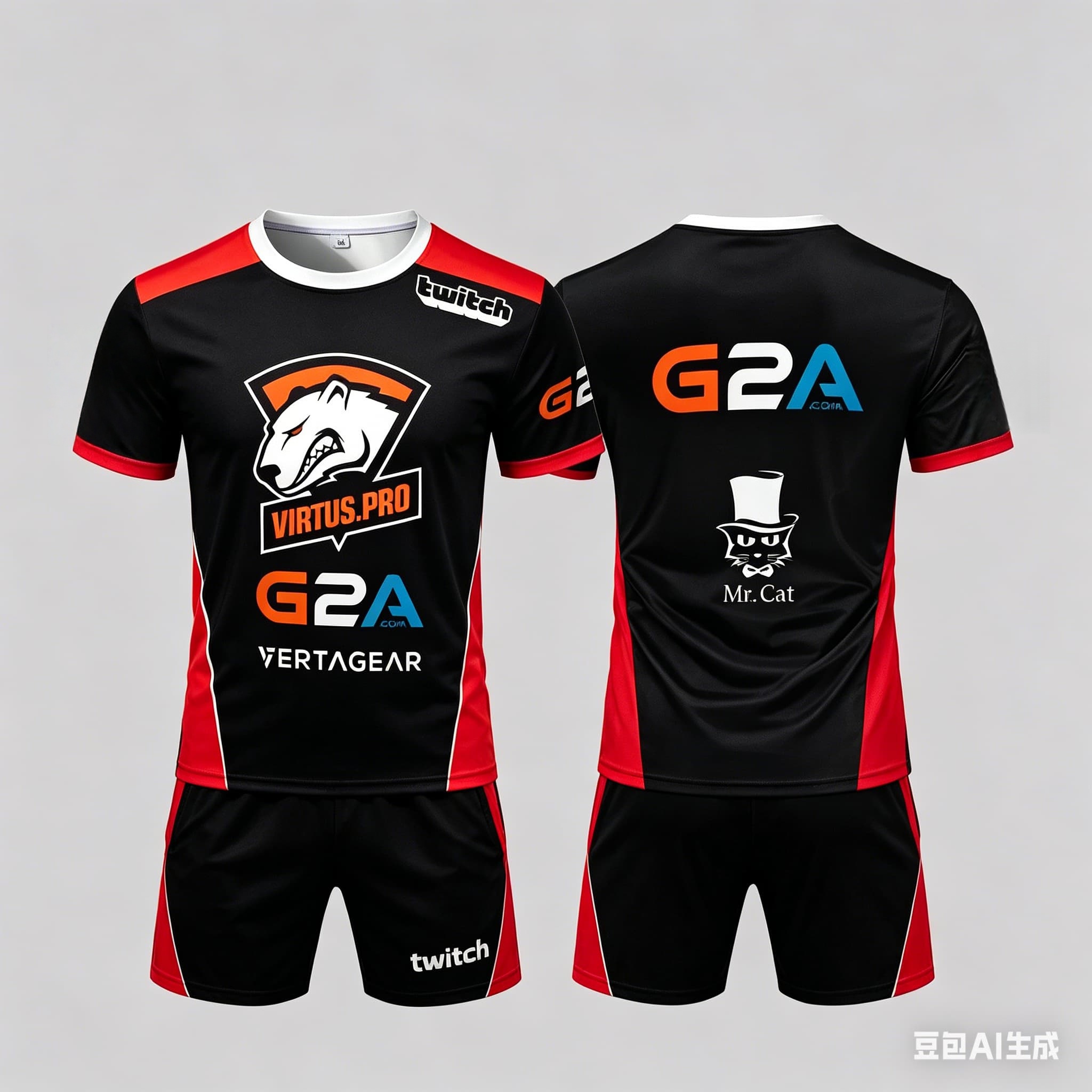 Outdoor Sport Is - Tenues de l'équipe d'e-sport Virtus.Pro, ensemble