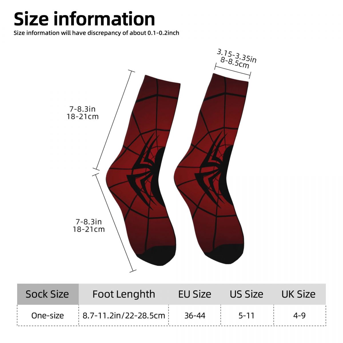 Chaussettes araignée rouge, ba - Outdoor Sport Hose avis et prix