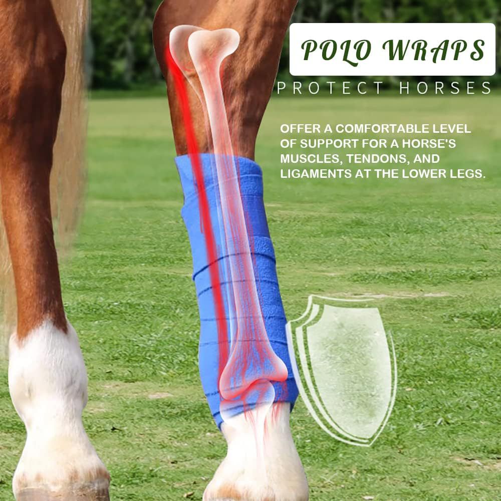 Lot de 4 bandages de polo pour - Polo Wraps Fleece avis et prix