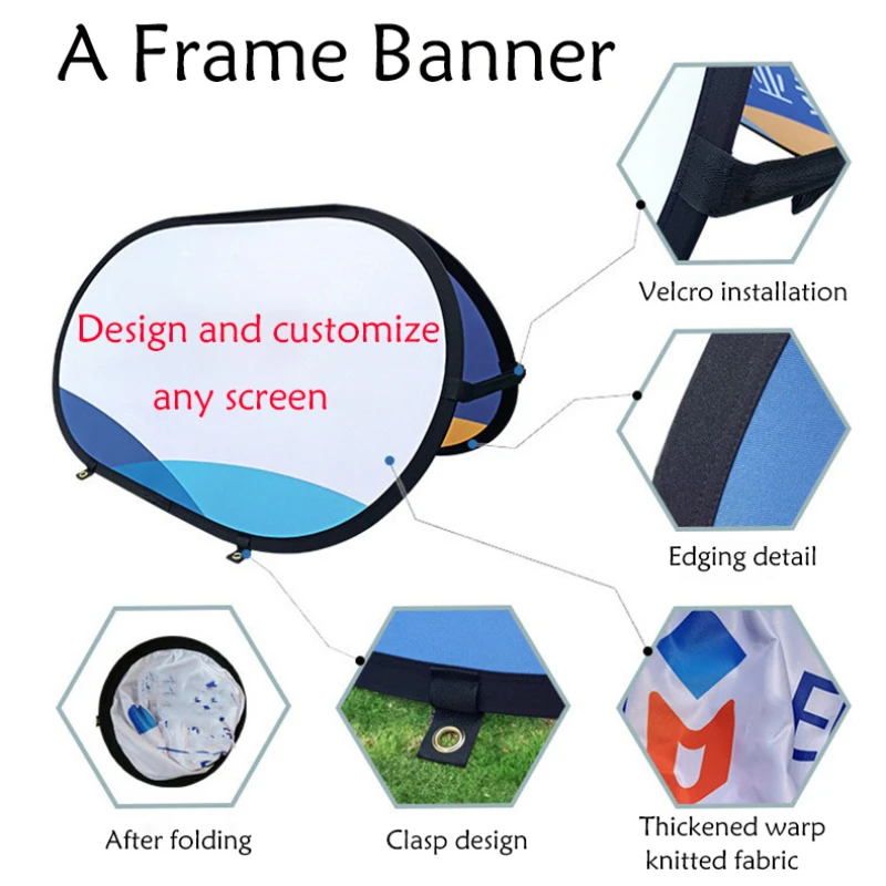 Banderole Pop Up A Frame, Logo - Outdoor Sport Logo avis et prix