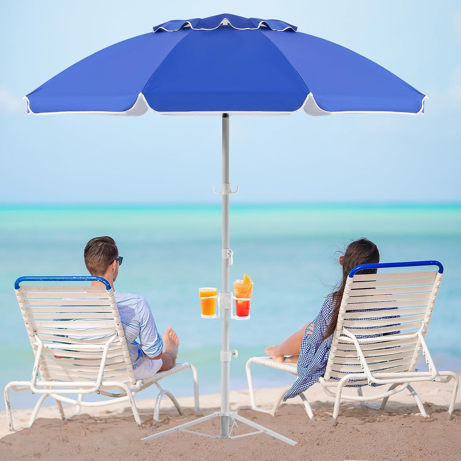 Parasol portable de 6,5 pieds  - Outdoor Sports Umbrella avis et prix