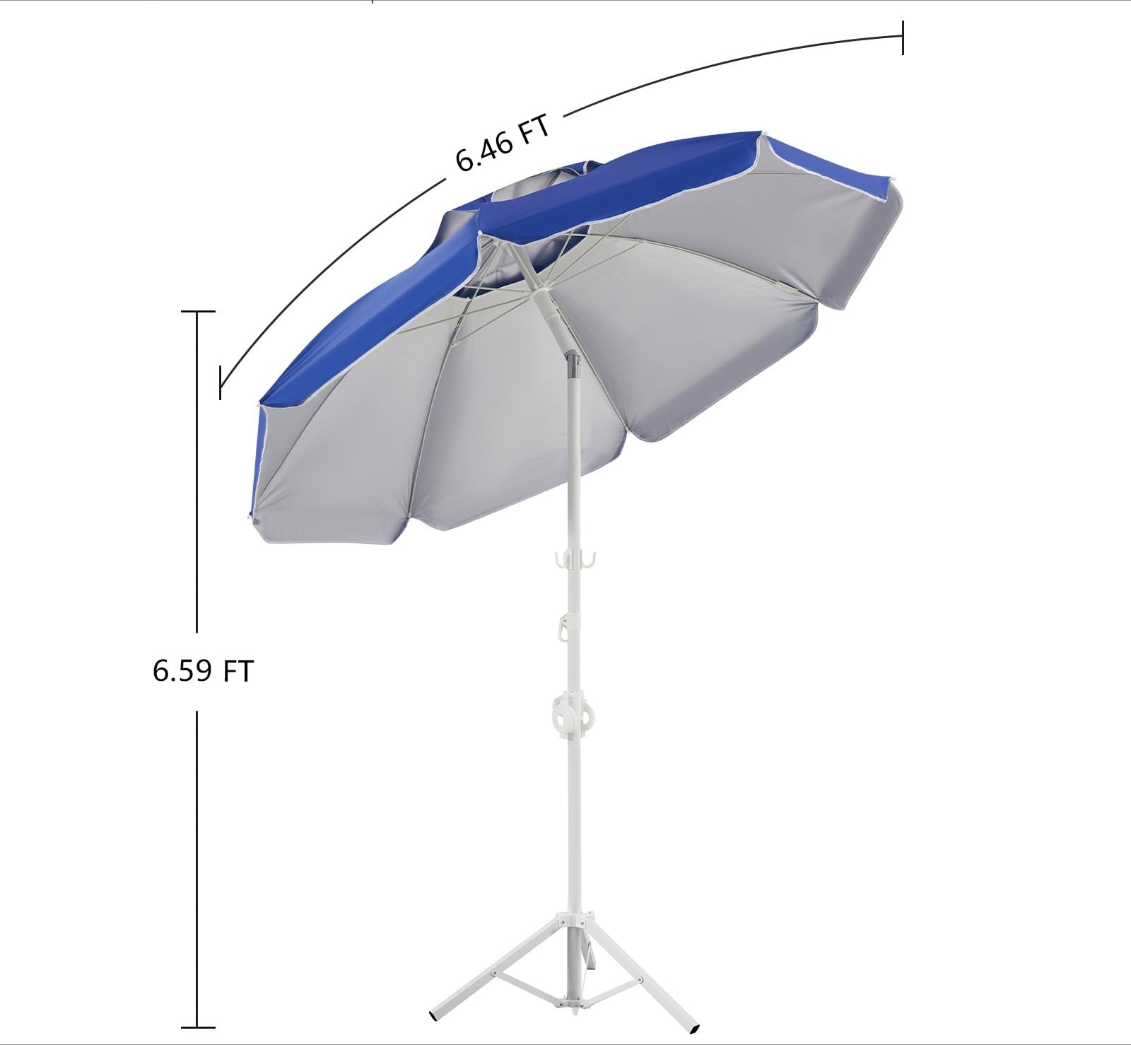 Parasol portable de 6,5 pieds  - Outdoor Sports Umbrella avis et prix